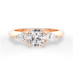 Kristin Cushion Cut Lab Grown Diamond 18Kt Rose Gold Engagement Ring
