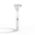 Kristin Heart Cut Lab Grown Diamond 18Kt White Gold Engagement Ring - View 2