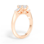 Kristin Marquise Cut Lab Grown Diamond 18Kt Rose Gold Engagement Ring - View 4