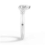 Kristin Pear Cut Lab Grown Diamond 18Kt White Gold Engagement Ring - View 2