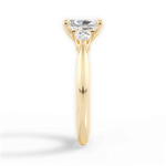 Kristin Radiant Cut Lab Grown Diamond 18Kt Yellow Gold Engagement Ring - View 2