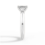 Kaitlin Emerald Cut Lab Grown Diamond Platinum Engagement Ring - View 3