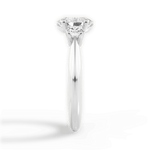 Kaitlin Oval Cut Lab Grown Diamond 14Kt White Gold Engagement Ring - View 3