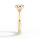 Kaitlin Oval Cut Lab Grown Diamond 18Kt Yellow Gold Engagement Ring - View 2
