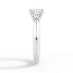 Kaitlin Princess Cut Lab Grown Diamond 14Kt White Gold Engagement Ring - View 2