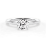 Audrey Cushion Cut Lab Grown Diamond Platinum Engagement Ring