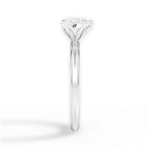 Audrey Heart Cut Lab Grown Diamond 18Kt White Gold Engagement Ring - View 4