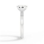 Audrey Oval Cut Lab Grown Diamond 14Kt White Gold Engagement Ring - View 2