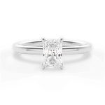 Audrey Radiant Cut Lab Grown Diamond Platinum Engagement Ring