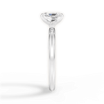 Audrey Radiant Cut Lab Grown Diamond Platinum Engagement Ring - View 4