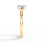 Audrey Radiant Cut Lab Grown Diamond 18Kt Yellow Gold Engagement Ring - View 3