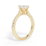 Danielle Marquise Cut Lab Grown Diamond 18Kt Yellow Gold Engagement Ring - View 3