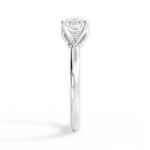 Abigail Asscher Cut Lab Grown Diamond 14Kt White Gold Engagement Ring - View 4