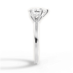 Abigail Pear Cut Lab Grown Diamond Platinum Engagement Ring - View 3