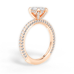 Madeline Marquise Cut Lab Grown Diamond 18Kt Rose Gold Engagement Ring - View 2