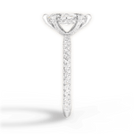 Madeline Marquise Cut Lab Grown Diamond 18Kt White Gold Engagement Ring - View 2