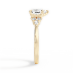 Cynthia Pear Cut Lab Grown Diamond 18Kt Yellow Gold Engagement Ring - View 4