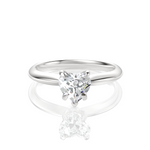 Beatrice Heart Cut Lab Grown Diamond 14Kt White Gold Engagement Ring