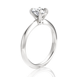 Beatrice Heart Cut Lab Grown Diamond 14Kt White Gold Engagement Ring - View 3