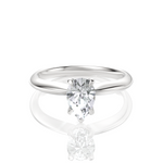 Beatrice Pear Cut Lab Grown Diamond 14Kt White Gold Engagement Ring