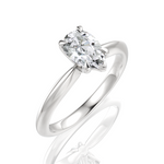 Beatrice Pear Cut Lab Grown Diamond Platinum Engagement Ring - View 2