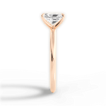 Allison Radiant Cut Lab Grown Diamond 18Kt Rose Gold Engagement Ring - View 3
