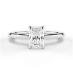 Allison Radiant Cut Lab Grown Diamond 18Kt White Gold Engagement Ring