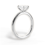 Allison Radiant Cut Lab Grown Diamond 18Kt White Gold Engagement Ring - View 3