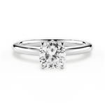 Cara Cushion Cut Lab Grown Diamond 14Kt White Gold Engagement Ring