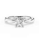 Bianca Cushion Cut Lab Grown Diamond 18Kt White Gold Engagement Ring