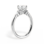 Cynthia Heart Cut Lab Grown Diamond 14Kt White Gold Engagement Ring - View 2