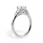 Cecilia Heart Cut Lab Grown Diamond 18Kt White Gold Engagement Ring - View 4