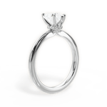 Cara Heart Cut Lab Grown Diamond 18Kt White Gold Engagement Ring - View 2