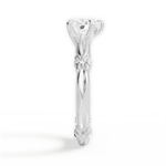 Claire Heart Cut Lab Grown Diamond 18Kt White Gold Engagement Ring - View 4