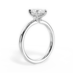 Angela Marquise Cut Lab Grown Diamond Platinum Engagement Ring - View 4