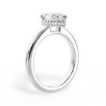 Brianna Marquise Cut Lab Grown Diamond 14Kt White Gold Engagement Ring - View 3
