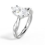Bianca Marquise Cut Lab Grown Diamond Platinum Engagement Ring - View 2
