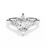 Cecilia Marquise Cut Lab Grown Diamond 14Kt White Gold Engagement Ring