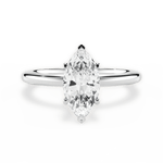 Cara Marquise Cut Lab Grown Diamond 14Kt White Gold Engagement Ring