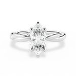 Bianca Marquise Cut Lab Grown Diamond Platinum Engagement Ring