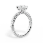 Kylie Princess Cut Lab Grown Diamond 14Kt White Gold Engagement Ring - View 2