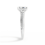 Gail Radiant Cut Lab Grown Diamond 14Kt White Gold Engagement Ring - View 3