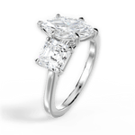 Leticia Marquise Cut Lab Grown Diamond Platinum Engagement Ring - View 2