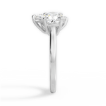 Lila Marquise Cut Lab Grown Diamond Platinum Engagement Ring - View 4