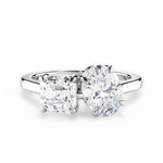 Leticia Oval Cut Lab Grown Diamond Platinum Engagement Ring