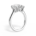 Lana Pear Cut Lab Grown Diamond 14Kt White Gold Engagement Ring - View 4