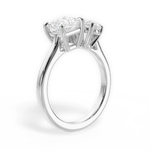 Esther Pear Cut Lab Grown Diamond 14Kt White Gold Engagement Ring - View 3