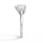 Esther Pear Cut Lab Grown Diamond 14Kt White Gold Engagement Ring - View 2