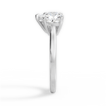 Lila Pear Cut Lab Grown Diamond Platinum Engagement Ring - View 2