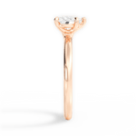 Angela Heart Cut Lab Grown Diamond 18Kt Rose Gold Engagement Ring - View 2